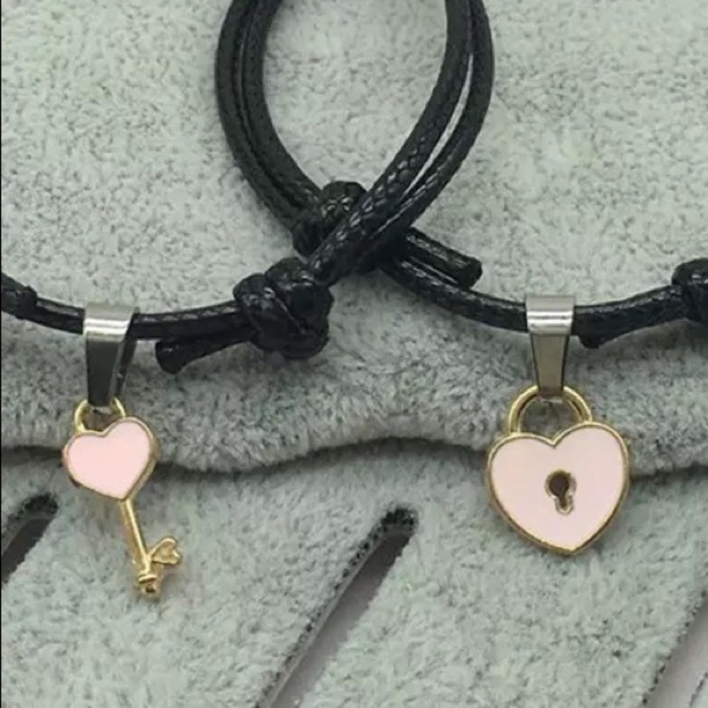 New Arrival Couple Alloy Key Heart Lock Charm Bracelet - Picture 4 of 4
